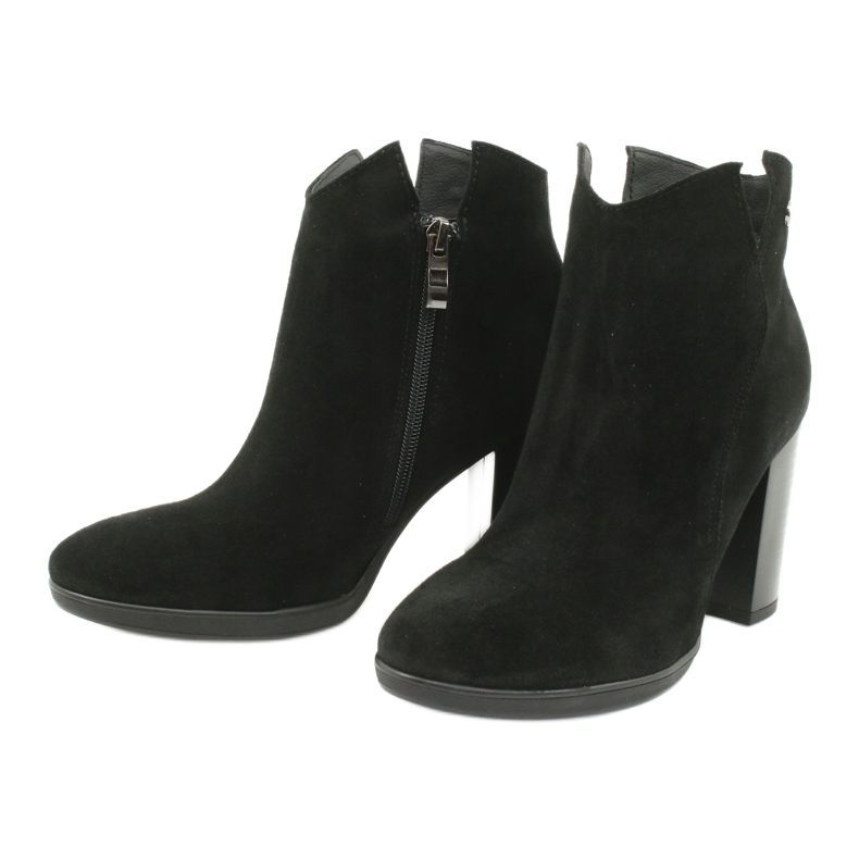 Gamis Botines piel ante 4018 negro 2