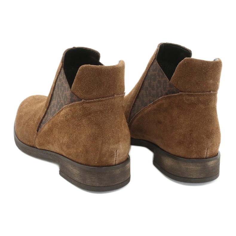 Gamis Botines slip-on de ante 4036 marrón 5