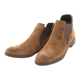 Gamis Botines slip-on de ante 4036 marrón 2