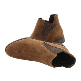 Gamis Botines slip-on de ante 4036 marrón 4