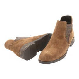 Gamis Botines slip-on de ante 4036 marrón 3