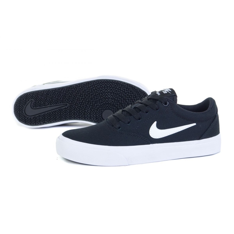 Zapatillas Nike Sb Charge Cnvs W CQ0260-004 blanco negro 1
