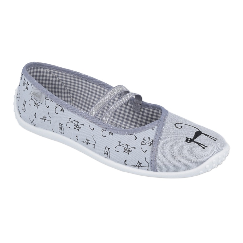 Calzado juvenil befado 345Q163 negro gris 1