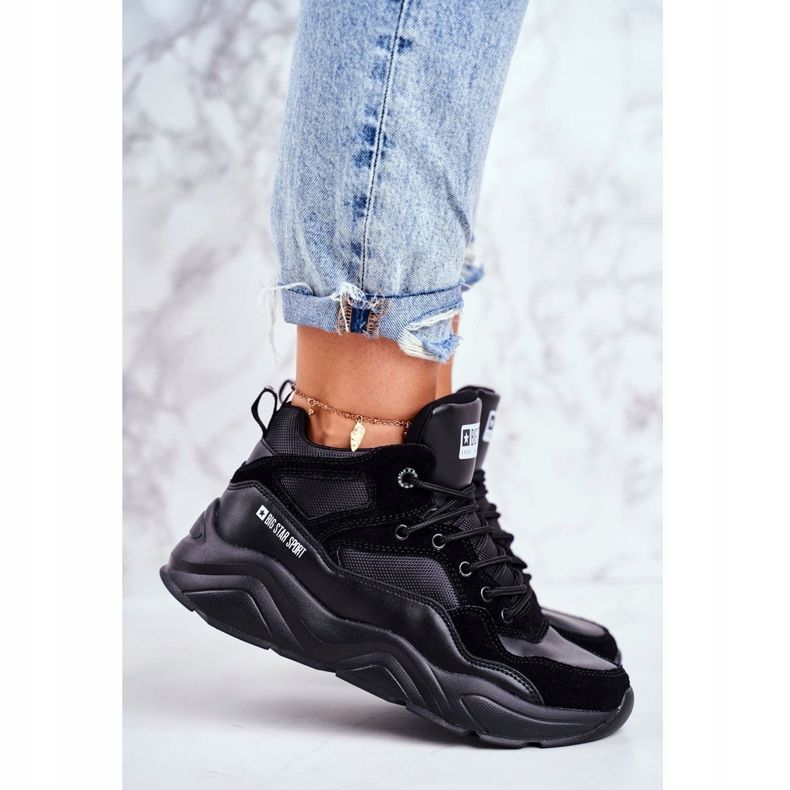 Zapatos Deportivos Mujer Big Star Black GG274644 negro 1