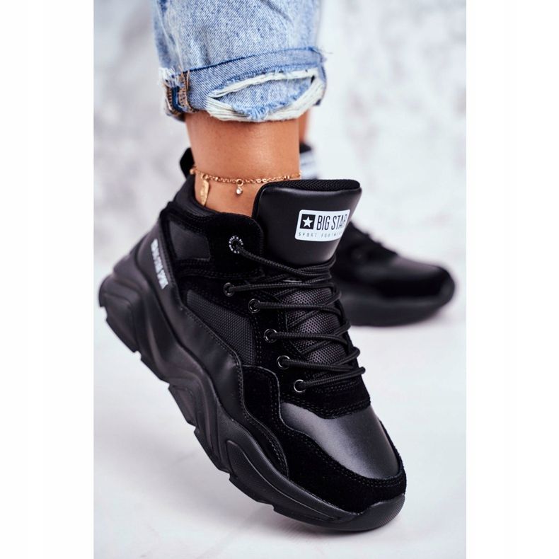 Zapatos Deportivos Mujer Big Star Black GG274644 negro 2