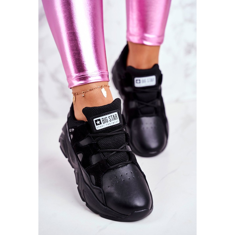 Zapatos Deportivos De Mujer Big Star Black GG274636 negro 2