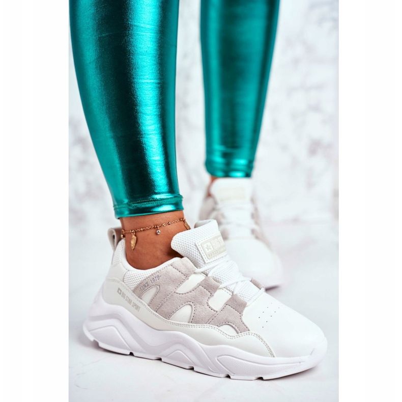 Zapatos Deportivos Mujer Big Star White GG274635 blanco 2
