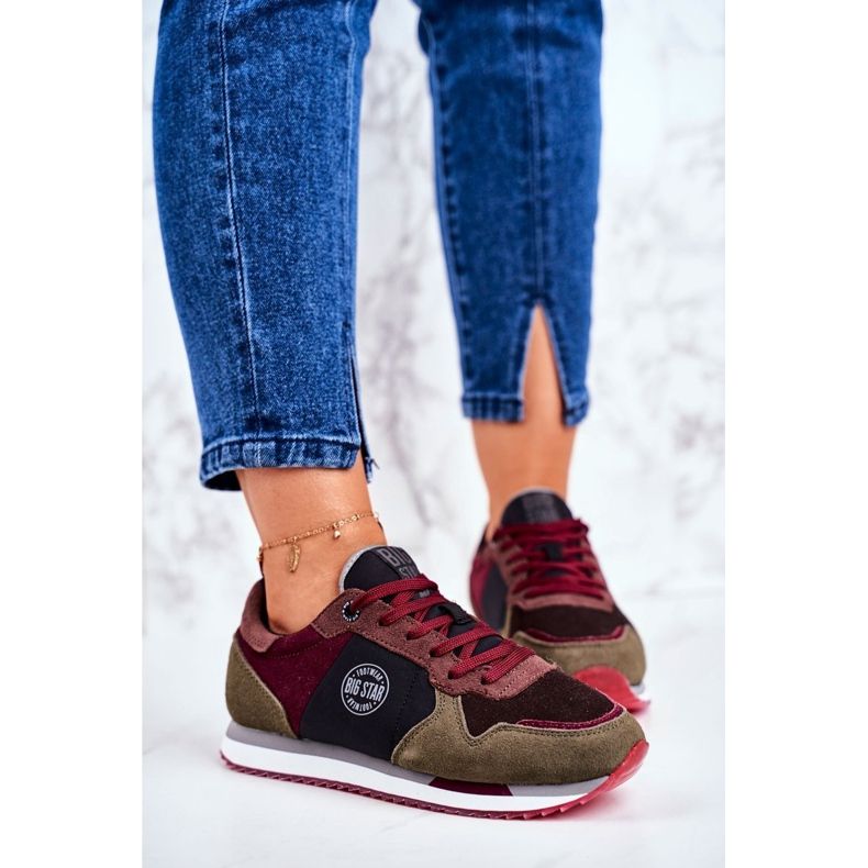 Deportes juveniles Big Star Grey and Claret GG274459 rojo gris 1