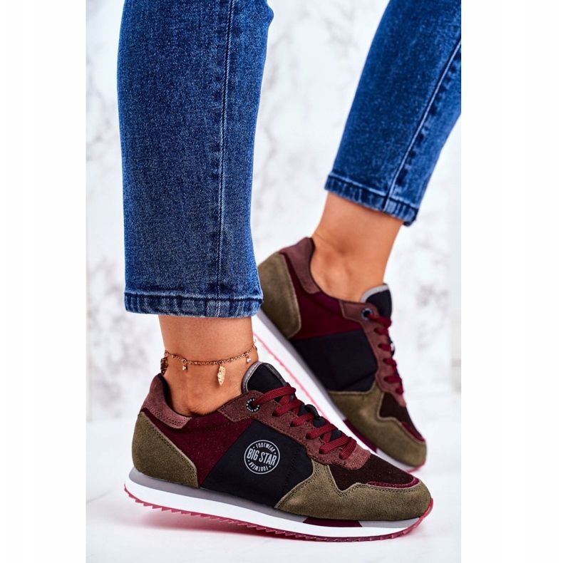 Deportes juveniles Big Star Grey and Claret GG274459 rojo gris 2