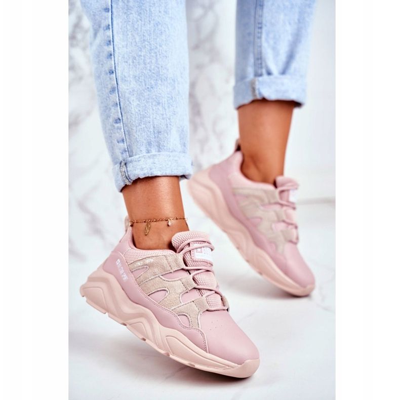 Zapatillas deportivas de mujer Big Star Pink GG274637 rosado 2 Zapatillas deportivas de mujer Big Star Pink GG274637 rosado 2