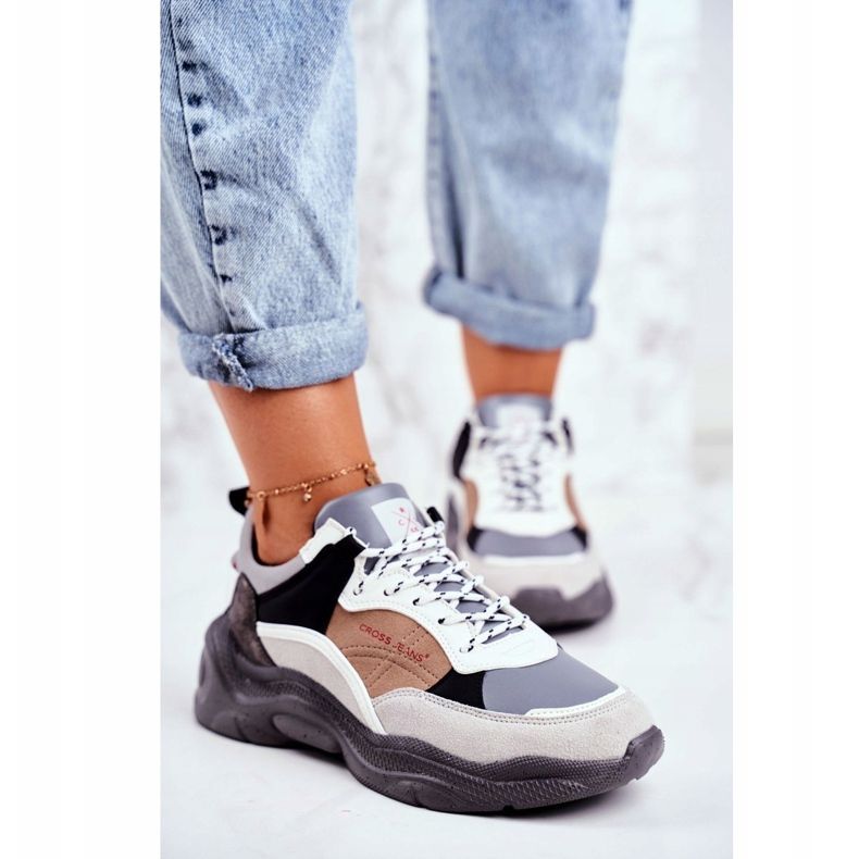 Zapatos Deportivos Mujer Cross Jeans Gris GG2R4037 1