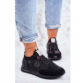 Zapatos Deportivos De Mujer Sneakers Cross Jeans Negro GG2R4046C 1