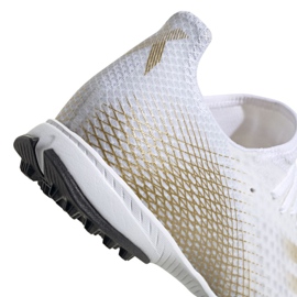 Botas de fútbol adidas X Ghosted.3 Tf M EG8199 negro, blanco, dorado blanco 1