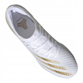 Botas de fútbol Adidas X Ghosted.3 In M EG8204 negro, blanco, dorado blanco 4