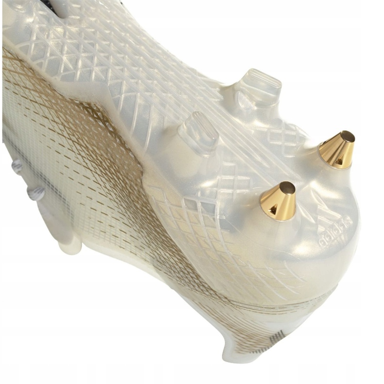 Botas de fútbol adidas X Ghosted.1 Sg M EG8260 negro, blanco, dorado blanco 1