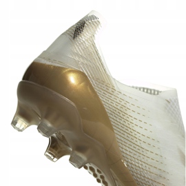 Botas de fútbol adidas X Ghosted + Ag M FW9562 negro, blanco, dorado blanco 1