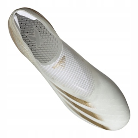 Botas de fútbol adidas X Ghosted + Ag M FW9562 negro, blanco, dorado blanco 4