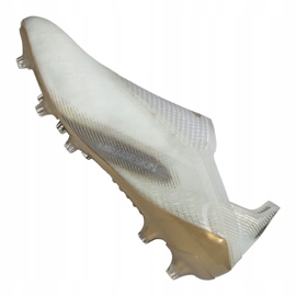 Botas de fútbol adidas X Ghosted + Ag M FW9562 negro, blanco, dorado blanco 6