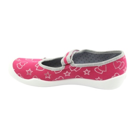Calzado infantil befado 114Y310 rosado plata gris 3