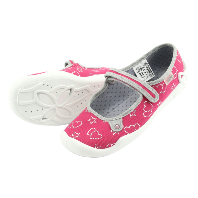 Calzado infantil befado 114Y310 rosa plata gris 5