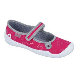 Calzado infantil befado 114Y310 rosado plata gris 1