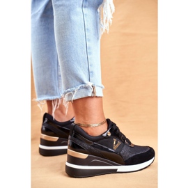 Vinceza Zapatillas Deportivas De Mujer Zapatillas Negras 21-10574 negro 4