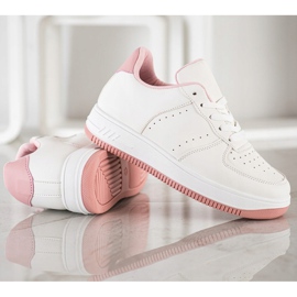SHELOVET Zapatillas en la plataforma blanco 4