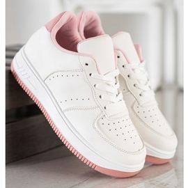 SHELOVET Zapatillas en la plataforma blanco 5