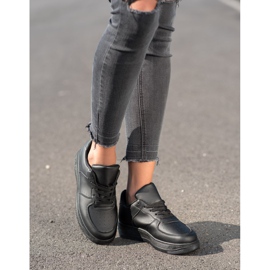 SHELOVET Zapatillas en la plataforma negro 5