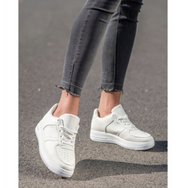 SHELOVET Zapatillas en la plataforma blanco 5