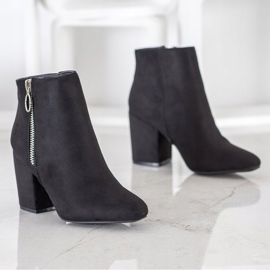 Goodin Botines negros en una cremallera 4