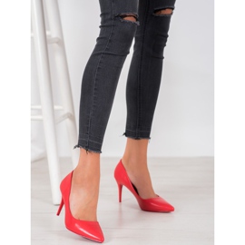 Queentina Tacones rojos con cuero ecológico 2 Queentina Tacones rojos con cuero ecológico 2