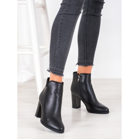 Goodin Botas elegantes con cristales negro 1
