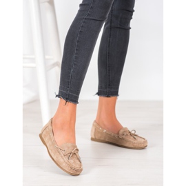 SHELOVET Mocasines Casuales Beige 5