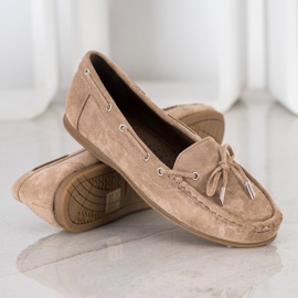 SHELOVET Mocasines Casuales Beige 3