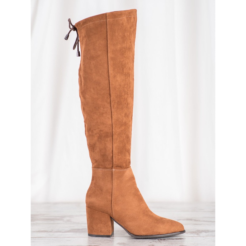 Botas de ante VINCEZA marrón 2