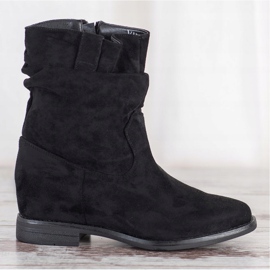 Botas de vaquero en la cuña VINCEZA negro 1
