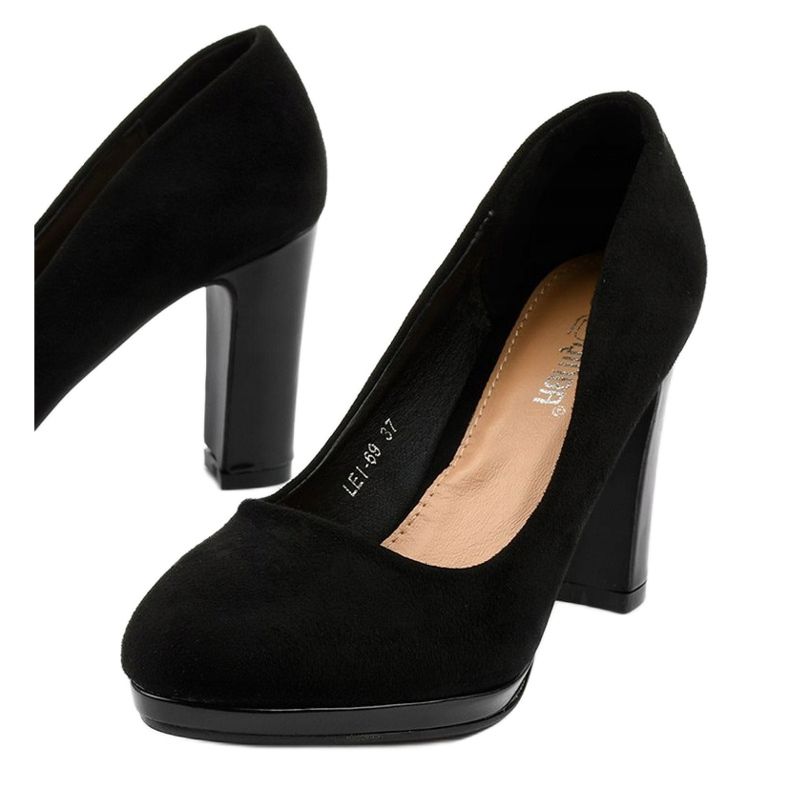 Bombas negras en el poste LEI-69 negro 1