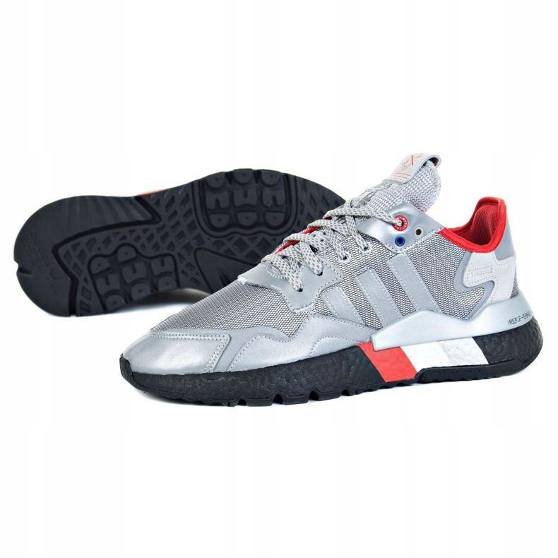 Zapatillas Adidas Nite Jogger M FV3787 plata gris 1