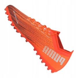 Botas de fútbol Puma Ultra 1.1 Mg M 106078-01 multicolor naranja 4