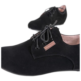 Zapato jazz negro clasico C10 3