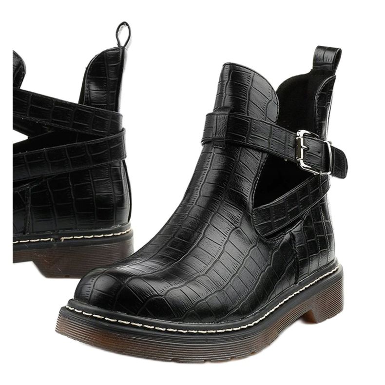 Botas negras con hebilla Nilld negro 1