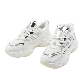 Zapatillas deportivas blancas más largas blanco 2 Zapatillas deportivas blancas más largas blanco 2