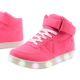 Zapatillas altas Sabana rosa resplandeciente rosado 2