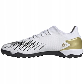 Botas de fútbol adidas Predator 20.3 L Tf M FW9189 azul marino, blanco, dorado blanco 2