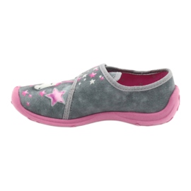 Calzado infantil befado 560X117 rosado plata gris 1