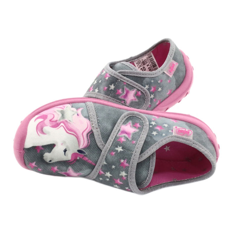 Calzado infantil befado 560X117 rosa plata gris 4