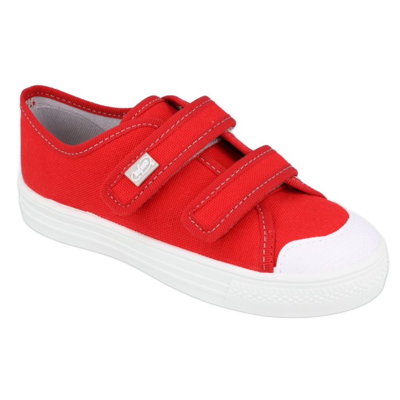 Calzado infantil befado 440X012 blanco rojo 1