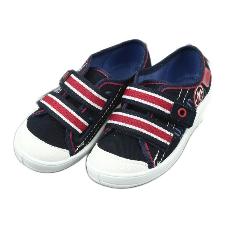 Pantuflas niño Befado 672x058 blanco rojo azul marino 4