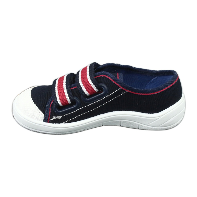 Pantuflas niño Befado 672x058 blanco rojo azul marino 3 Pantuflas niño Befado 672x058 blanco rojo azul marino 3